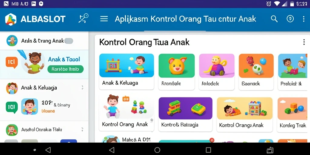 Tampilan antarmuka ALBASLOT yang intuitif dan user-friendly.