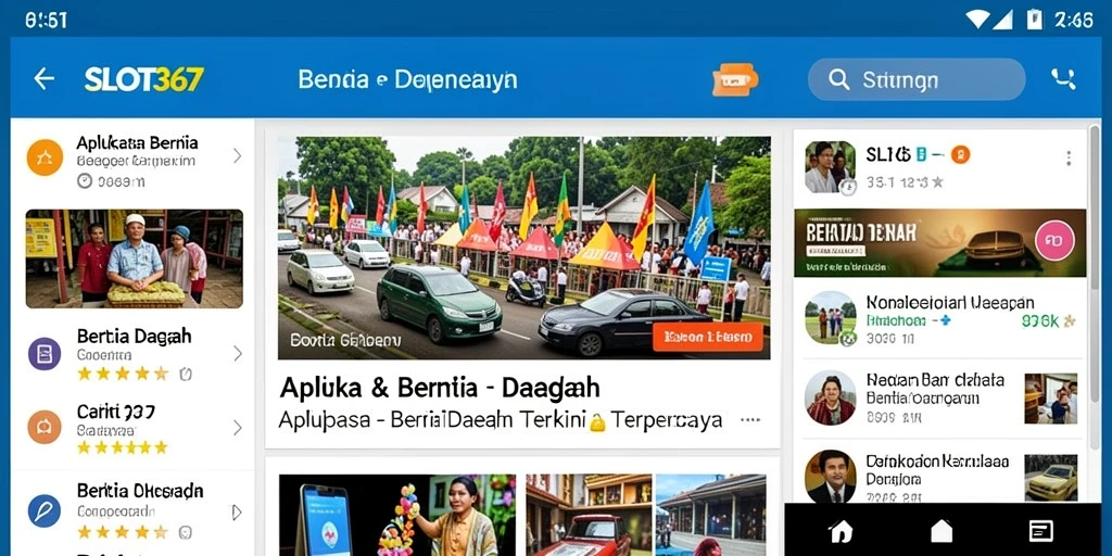 Tampilan antarmuka aplikasi SLOT367 yang informatif dan menarik.