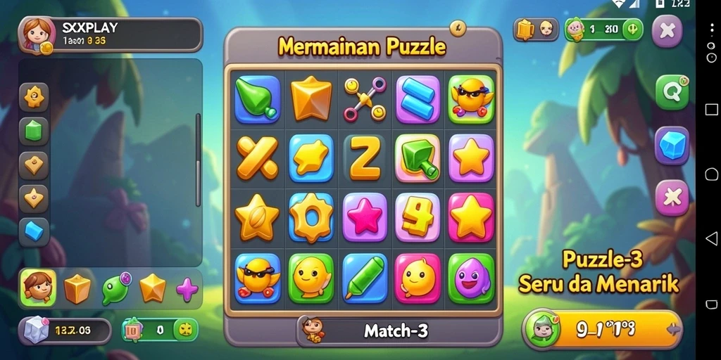 Tampilan antarmuka SXXPLAY yang menarik dan intuitif.